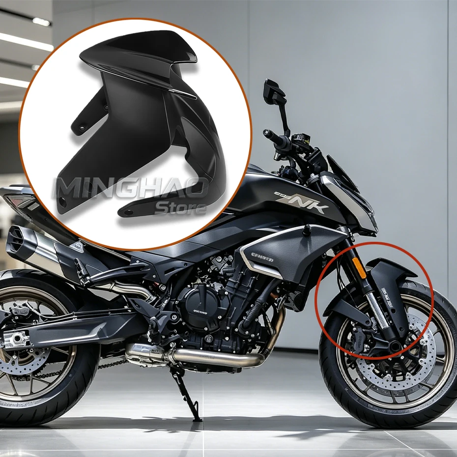 For CFMOTO 450NK 800NK CF400-7 NK450 NK800 Motorcycle Accessories Front Wheel Hugger Fender Mudguard Splash Guard Fairings Cover