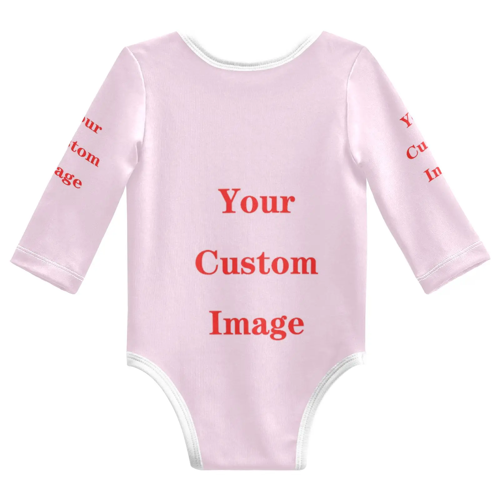 Newborn Bodysuit Baby Babies Bebes Clothes Long Sleeve 100% Cotton Custom Pattern Printing Infant Clothing 0-24 Months