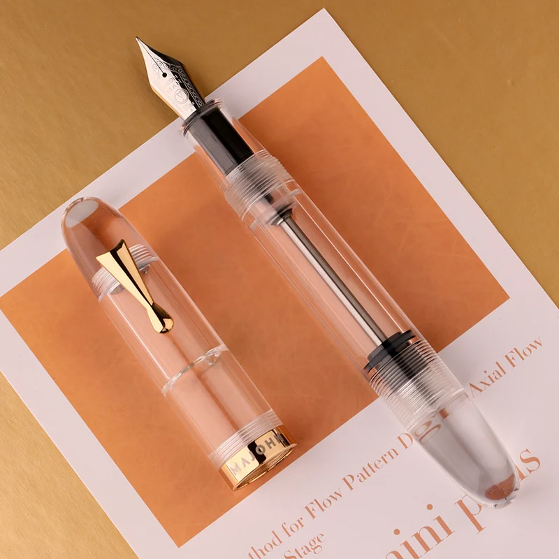 End Craftsman C4 Transparent Large Capacity Pen Holder Ink Storage Safety Valve Adult Student Business Writing Gift Pen