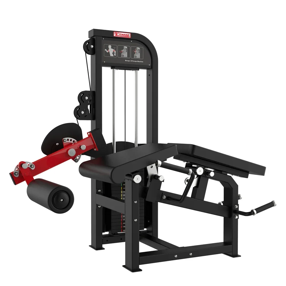 Fitness Gym Equipment Double Functional Prone Leg Curl & Extension Machine Seated Leg Extension and Prone Leg Curl Machine