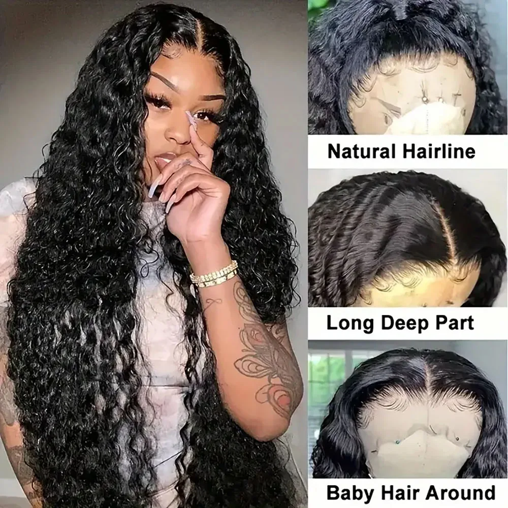 lace-front-wig-women's-30-inch-water-wave-lace-front-wig-human-hair-1b-natural-color-wigs-for-women-5x5-13x4