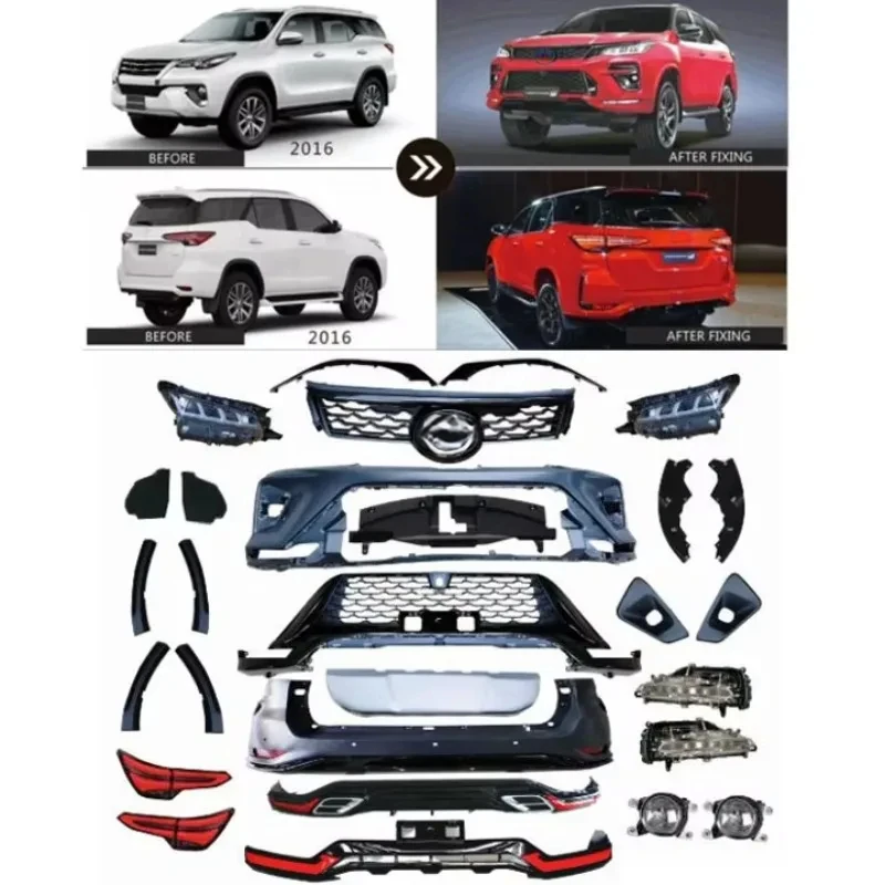 

Upgr Kit Fortuner 2016-2021 CONVERT to GR SPORT