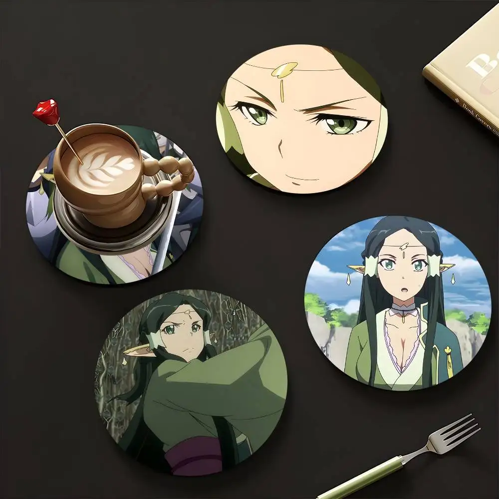 1pc Sakuya Sword Art Online Wooden Coaster Colour Printing Cup Mat Home Desk Decoration Gifts