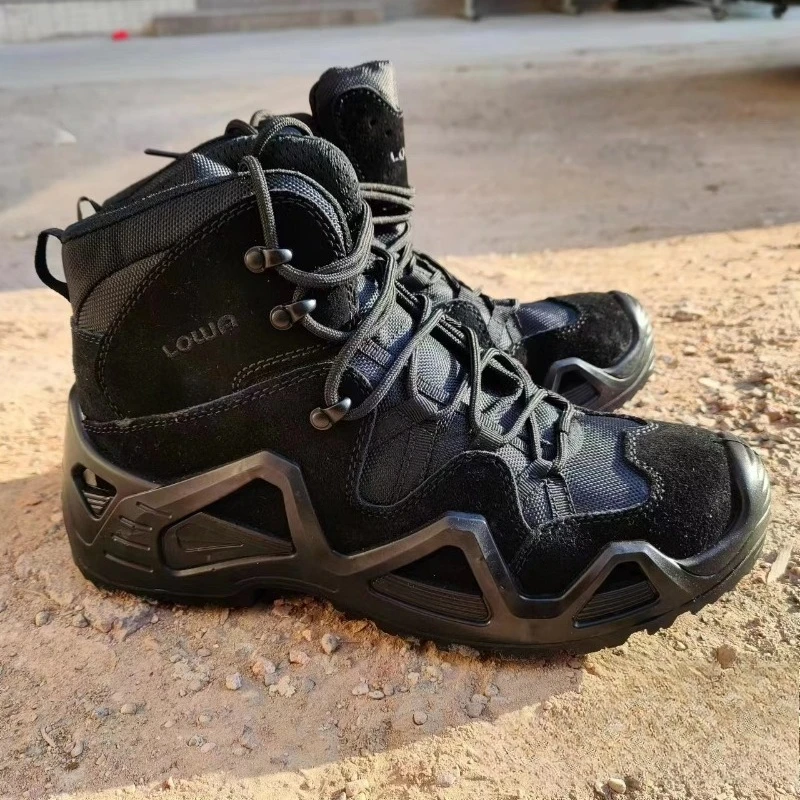 Classic Brand Comfortable Mid-Top Outdoor Hiking Shoe Autumn/Winter Mountain Climbing Boot Top Quality Anti Slip Fishing Shoe