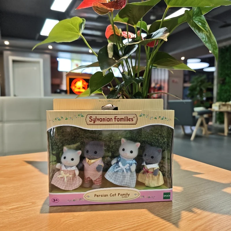 Sylvanian familles Calico créatures filles enfants jouets Miniature Anime poupée enfants jouets lapin Koala girafe chat sceau famille