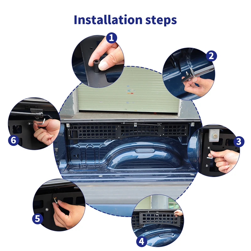 باوا سيارة الباب الخلفي توسيع الرف شبكة لوحة الرف ل دودج رام TRX 2018 2019 2020 2021 2022 2023 2024 2025 اكسسوارات