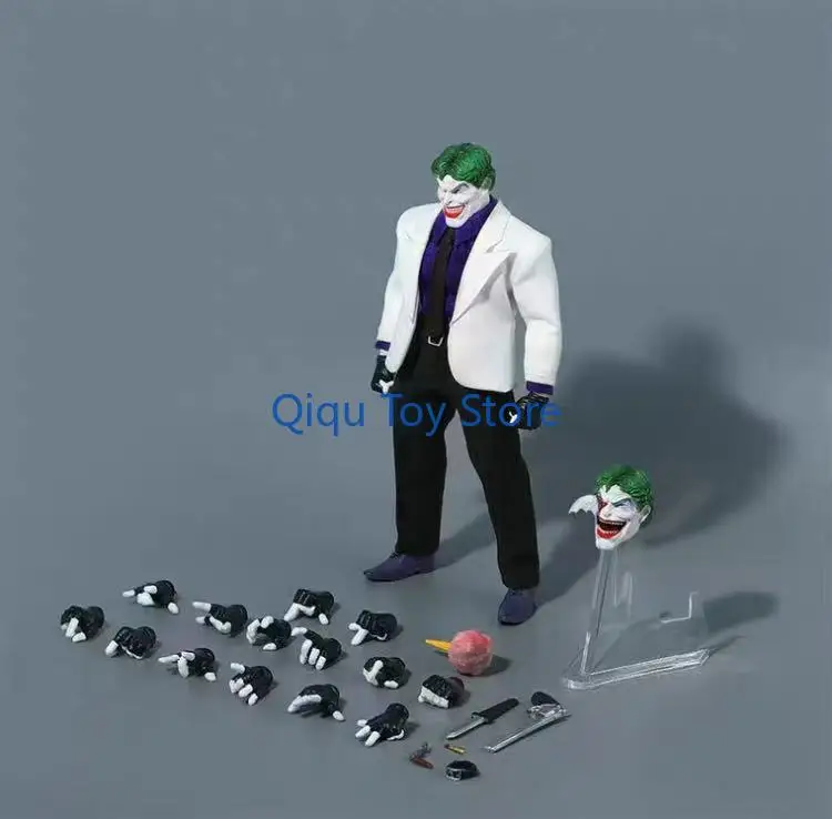 

Черный клоун Black Return, 17 см, масштаб 1/12, тканевая суперподвижная фигурка, экстремально злой безумец, подвижная модель солдата для сборки