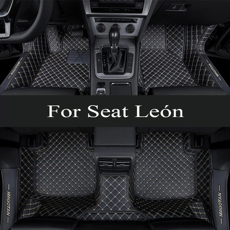 

Car Floor Mat For Seat León 5F 2013~2019 Waterproof Tapete Automotivo Para Carro Car Mats Set Alfombra Para Auto Car trunk mat