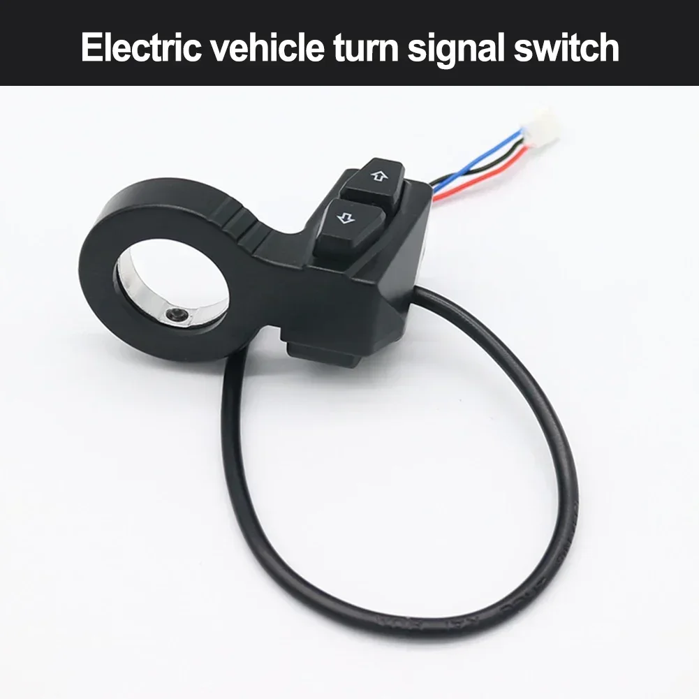 1 Set Bicycle Turn Signal Switch Cable ABS 3PIN Black Cord Refit Accessory For Electric Bikes Scooters Tools Accessories