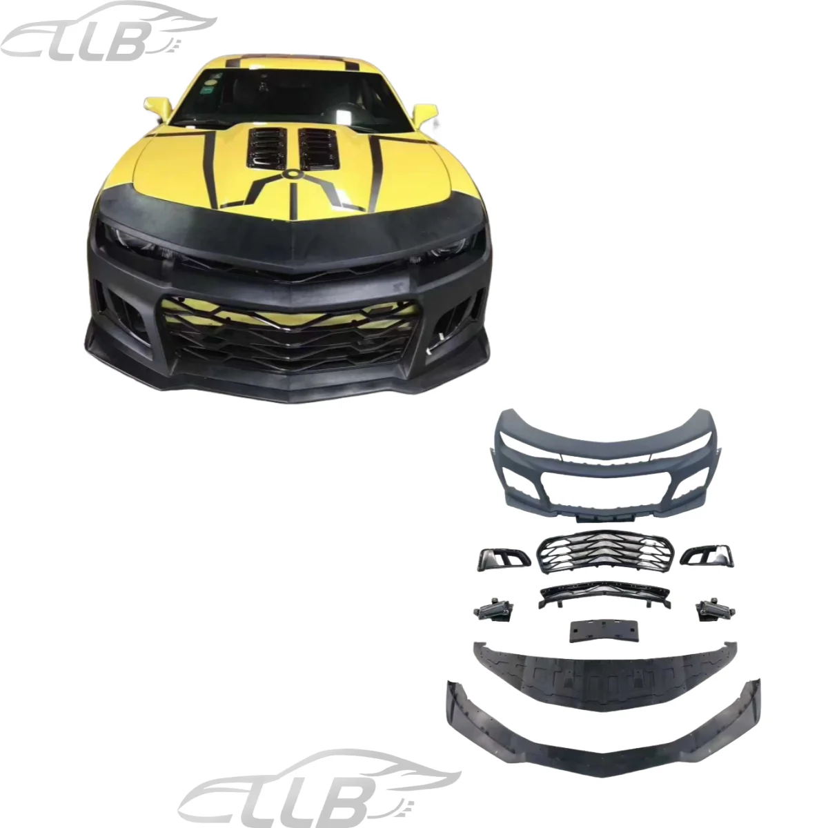 

For Chevrolet Camaro 10-14 5-gen Upgraded 6-gen ZL1 High Quality PP Front Bumper