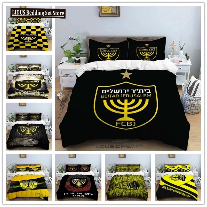 

Beitar Jerusalem Fc All Season Twin Bedding Set 3 Piece Comforter Set Bed Duvet Cover Double King Comforter Cover Home Textile