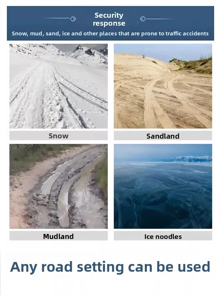 Encryptado en negrita Camión grande Autobús Coche Vehículo agrícola Camión de dos ruedas Neumático Cadena de nieve