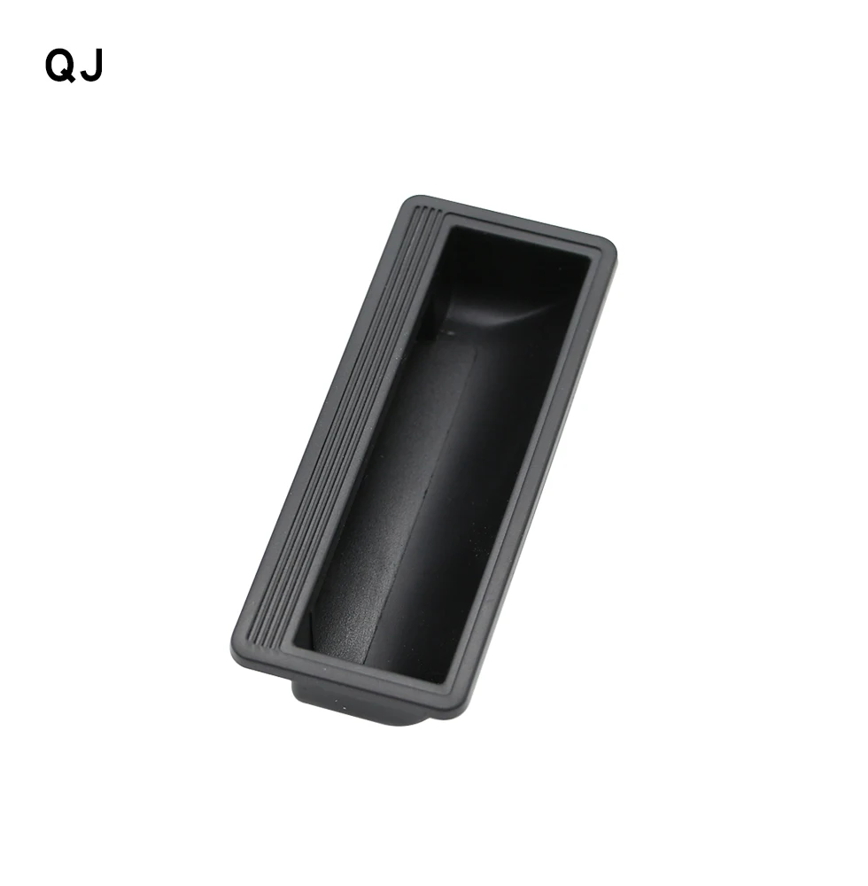 Black plastic concealed handle embedded ls6250 embedded card type mobile phone cabinet handle ls520