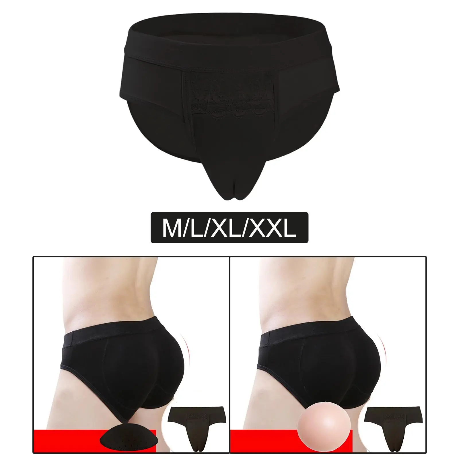 Sissy Men Hiding Gaff Panty Shaping Brief Crossdressing Transgender Thong