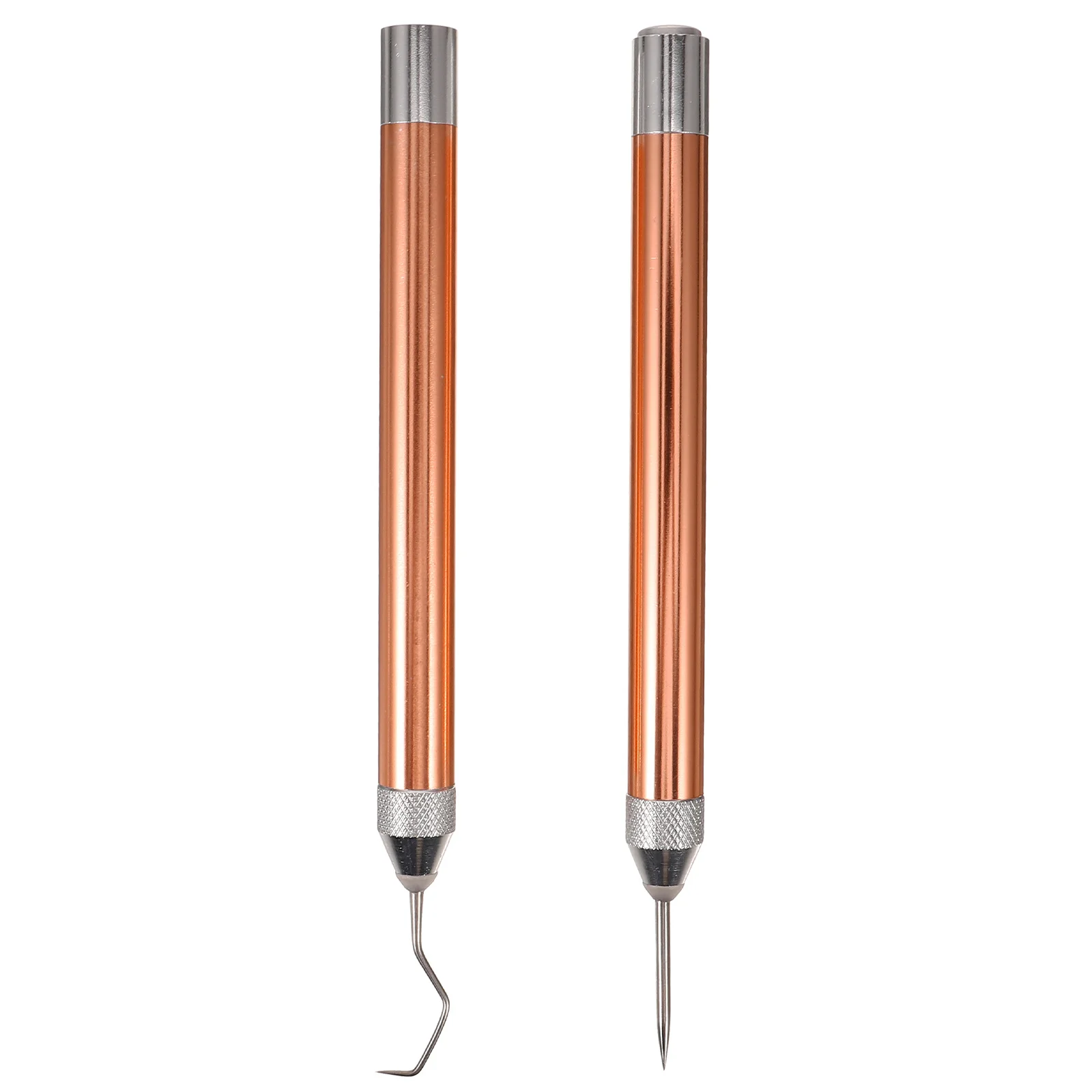 

2pcs Silhouette Carving Embossing Tool Kit With Multiple Needles For Diy Vinyl Lettering Craft, Weeding Scrap Collector