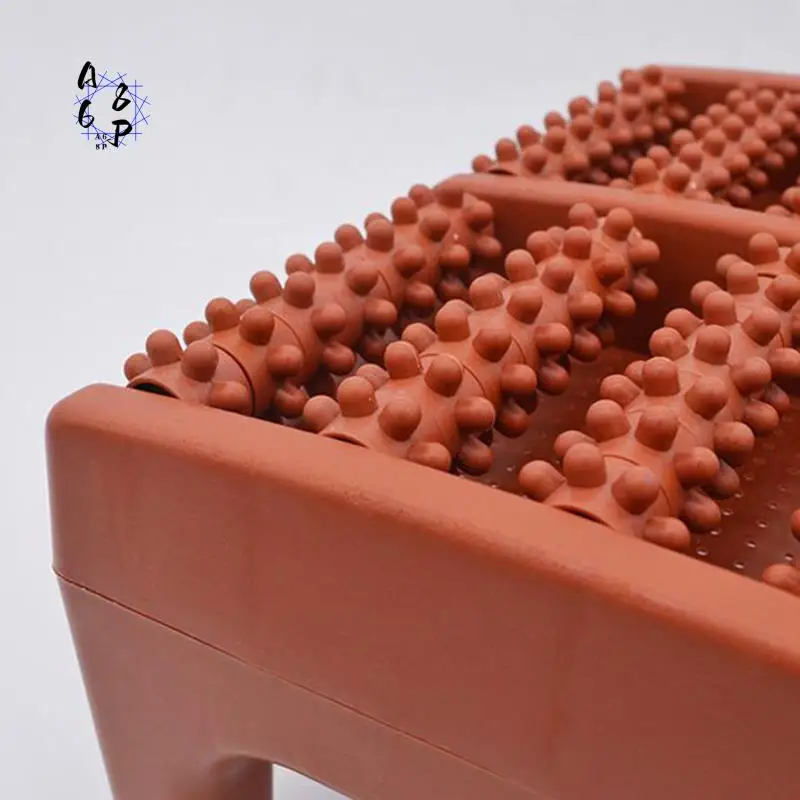 A68P-Foot Massager Foot Acupuncture Point Massage Cushion Plastic Wooden Roller Foot Massager A Foot Stool