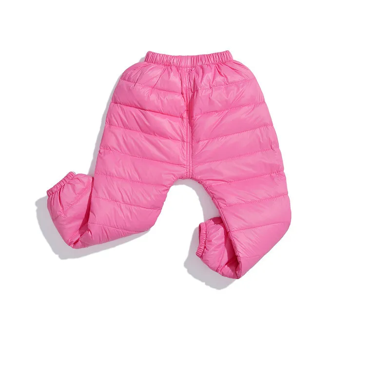 Winter Boys & Girls Down Cotton Trousers 2-10Years Old Thick Warm Pants Baby Trousers Children Sweatpants Cotton-Padded Snowsuit