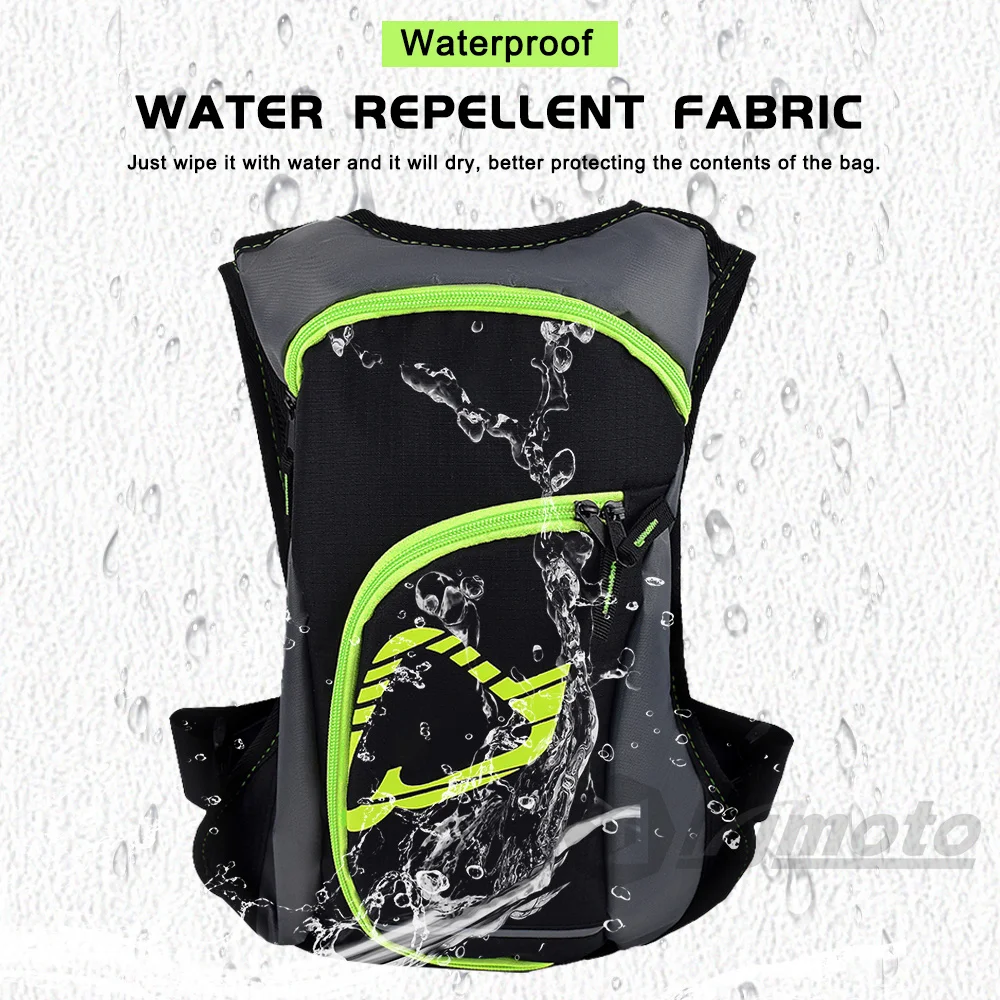 Paquete de hidratación para motocicleta, mochila de agua de gran capacidad para Motocross, kit de herramientas de malla transpirable para bicicleta,