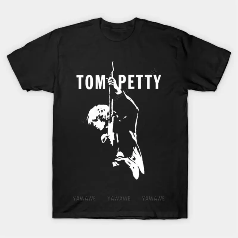 Men Cotton Tshirt summer short sleeve black tops Tom Petty T Shirt male fashion casual t-shirt o-neck tee shirt 