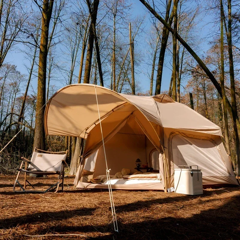 HighQuality Integrated ent Outdoor Camping Bionic Design ent Beach Awning Sun Shelter Car Cabin Tent For 3-5 Personon sale