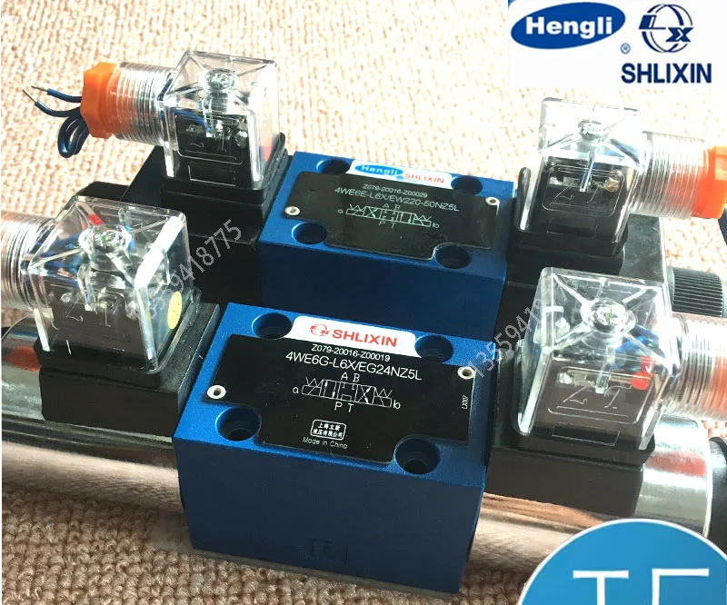 Hengli Lixin 4WE6E-L6X/EG24NZ5L Electromagnetic Directional Valve 4WE6J -/6Y/6A/6G/6L/6C/6D