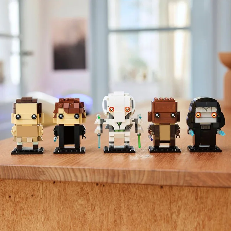 656 PCS MOC Famous Movie Characters Brickheadz Model Building Block Set DIY Assembly Bricks Display Toy For Kids Christmas Gifts