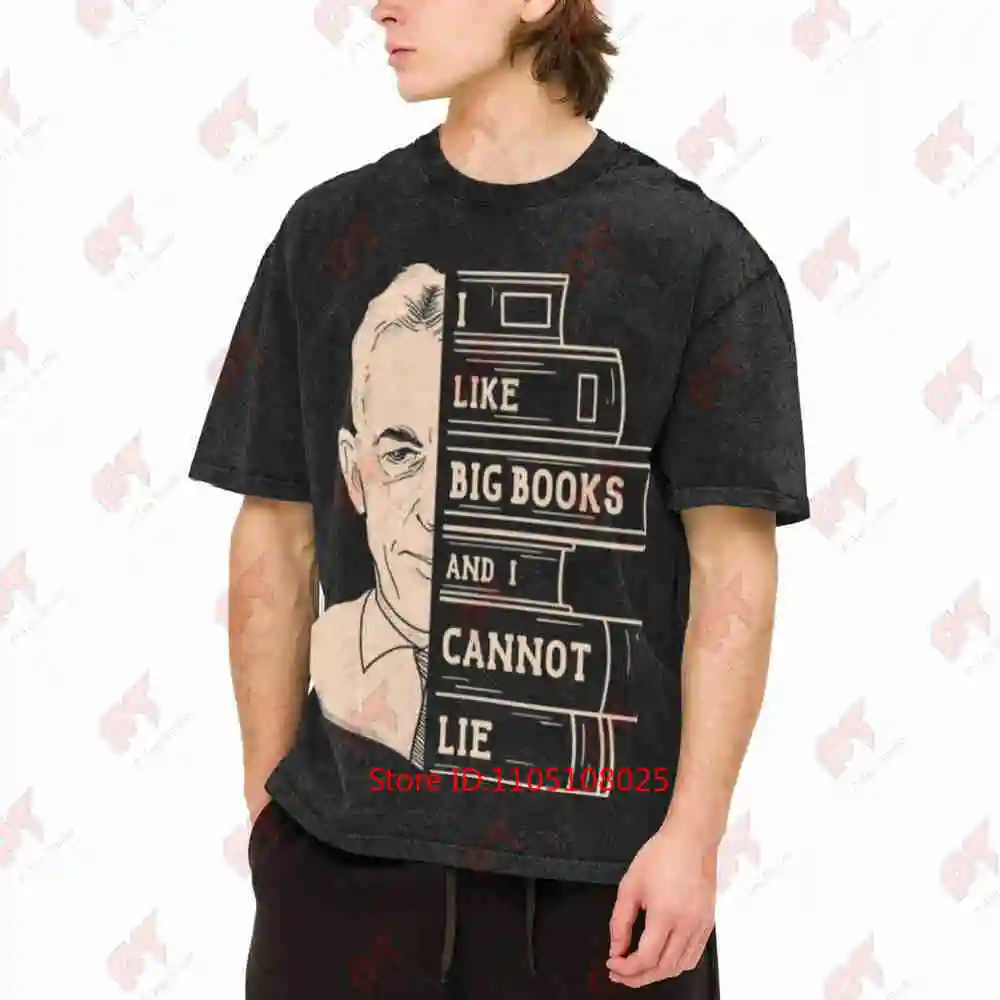 Big Books Addiction Recovery Bill W Alcoholics Anonymous Vintage Washed Tee Pure Cotton T-Shirt