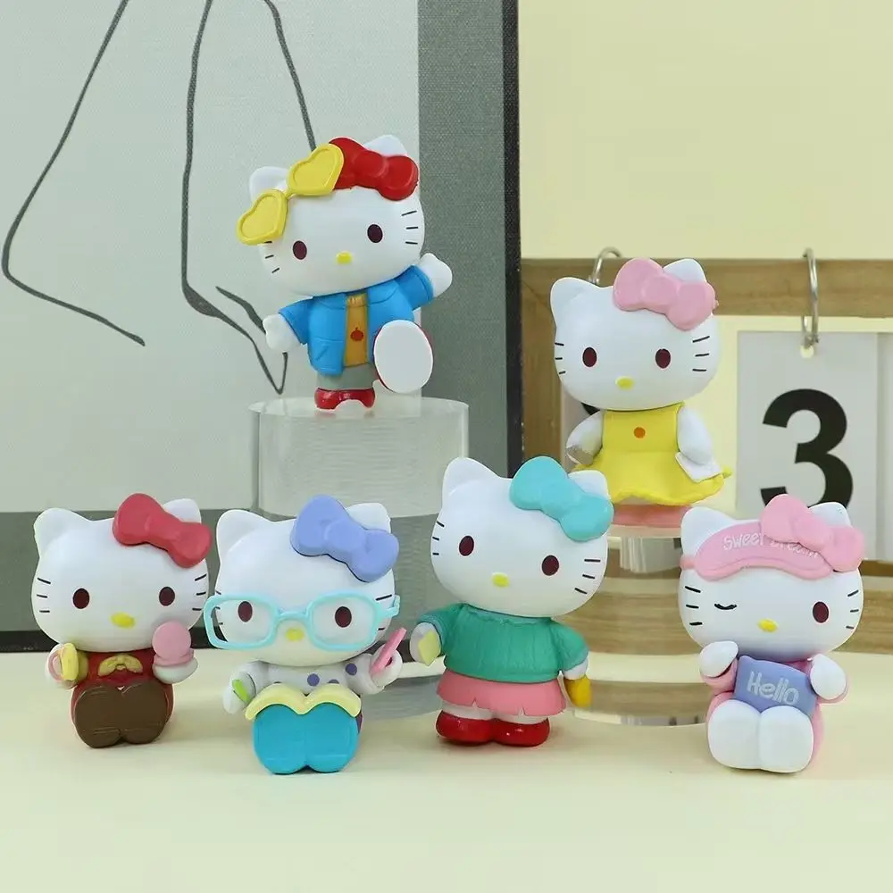 Sanrio Hello Kitty Blind Box Ornaments Anime Figure Children's Toys Christmas Birthday Gifts Room Decoration Girl Gift