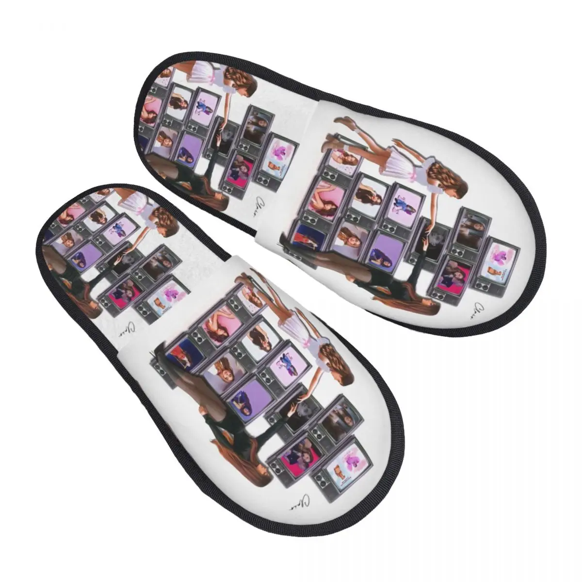 

Зимние плюшевые тапочки TINI STOESSEL Futttura Album, домашние уютные домашние меховые шлепанцы для певицы, противоскользящие тапочки