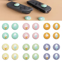 PlayVital Cute Joystick Caps Analog Cover for Nintendo Switch, Thumb Grips for Switch Lite & Switch OLED JoyCon - Ice Cream