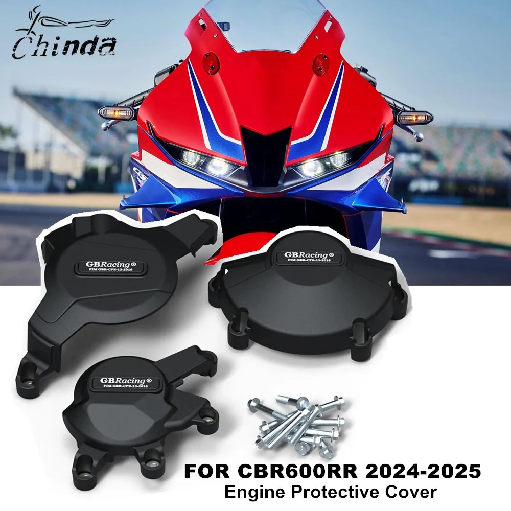 2024 CBR600RR Motorcycle Engine Cover Sets Bonnet Protector Engine Cover FOR HONDA CBR600RR CBR 600RR 2024 2025