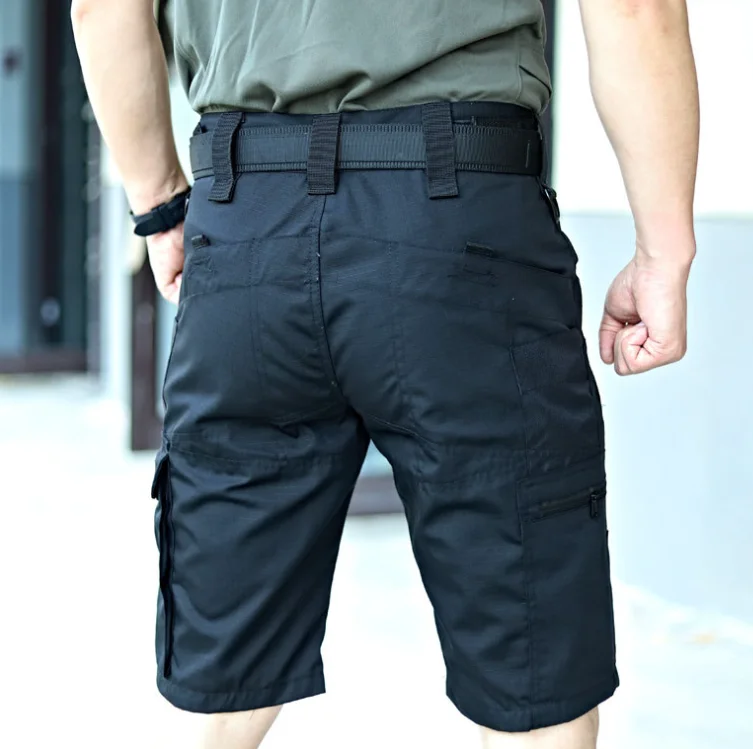 Camouflage Shorts Mens Summer Quick Drying Multiple Pockets Military Pants Outdoor Hiking Fishing Thin Shorts Male Jogger