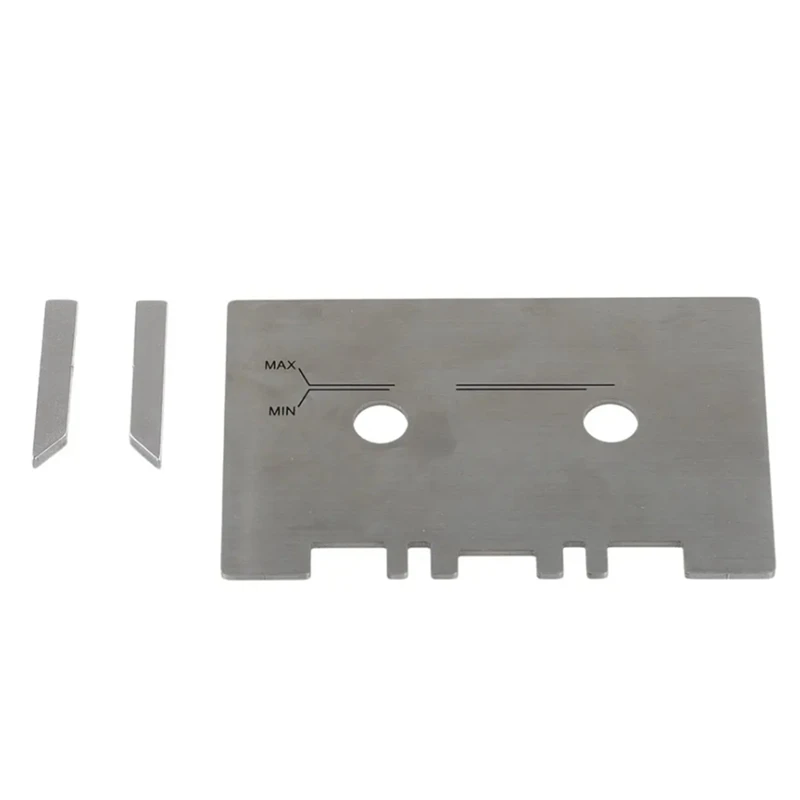 Cassette Cauge Set Mechanical Alignment High Accuracy Guide Gauge Kit With 2Pcs Check Bar Aluminum Alloy Easy To Install