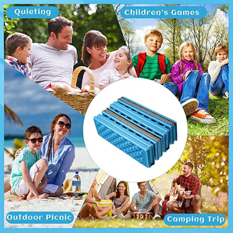 Hiking Foam Mat Portable Climbing Mat Foldable Cushion Lightweight Waterproof Beach Mat Outdoor Camping Carpet Chair Cushion