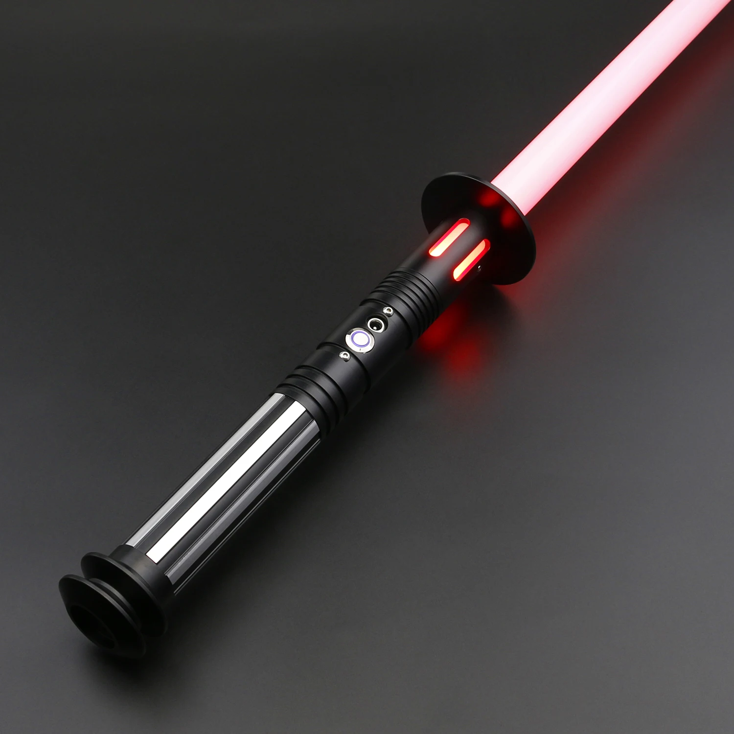 TXQSABER Smooth Swing RGB Lightsaber Heavy Dueling 57.5cm Blade for Kids Metal Hilt Laser Swords with 12 Colors 4 Sounds Jedi