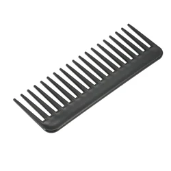 Black Large Wide Tooth Comb 19 Teeth Detangling Hairbrush Heat-resistant Anti-static Scalp Massage Hair Comb Hair Accessories