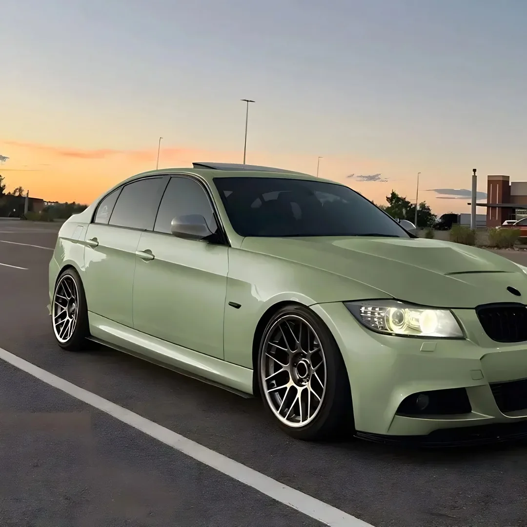 Für BMW 3er Serie 2005-2012 E90 M3 4-Türer 330i 320i 335i 318i MP-Style Seitenschweller Diffusor Spoiler Außenteile – Detail 3