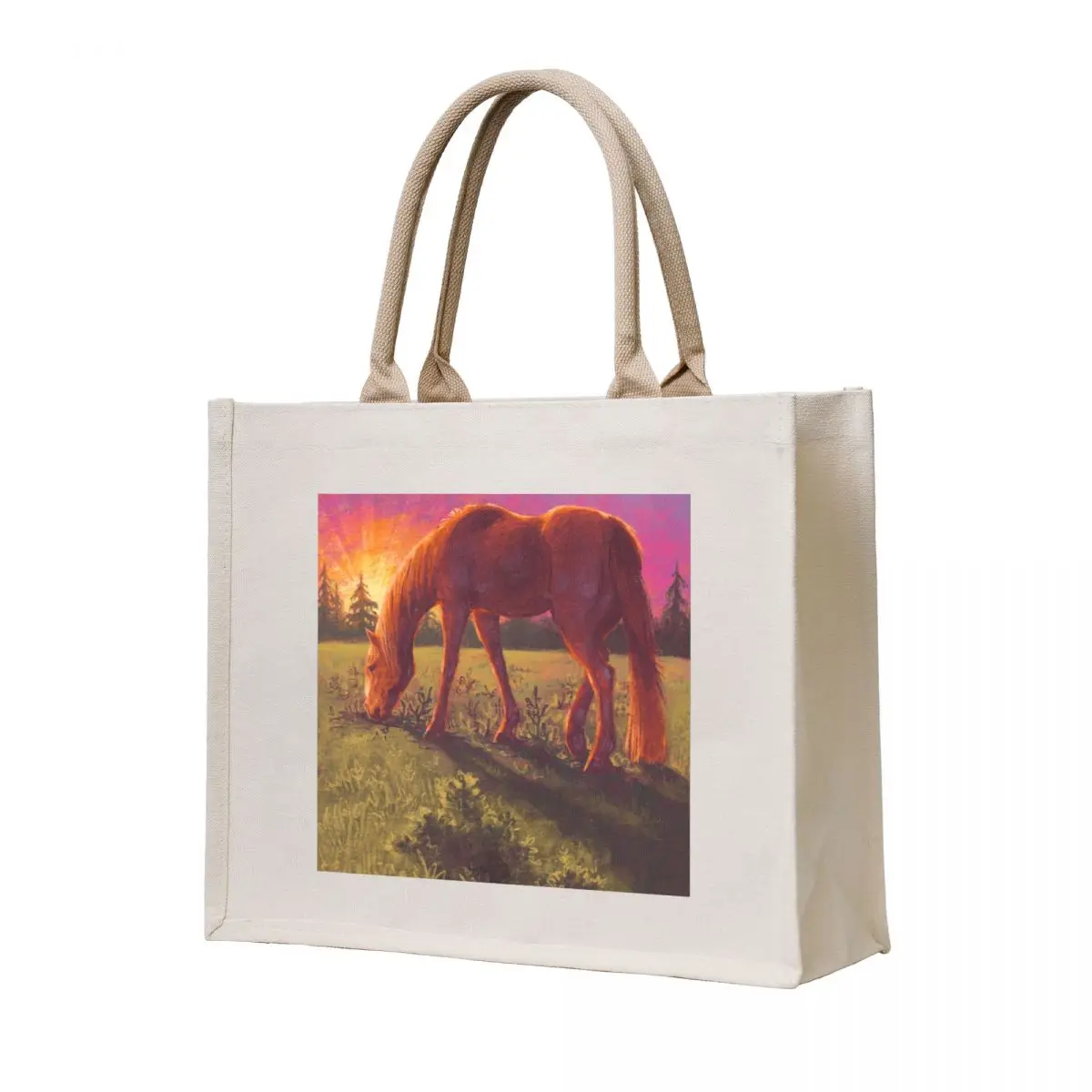 Sunset snackin Tote Bag Shopper canvas tote bag Gift bags personalized tote
