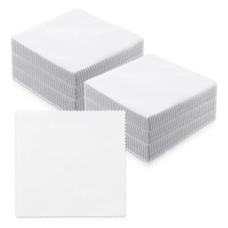 

ABFY-White Solids Precut Cotton Fabric Squares,5 X 5-Inch- 100-Pack, Charmed Charm Pack, Cut To Size