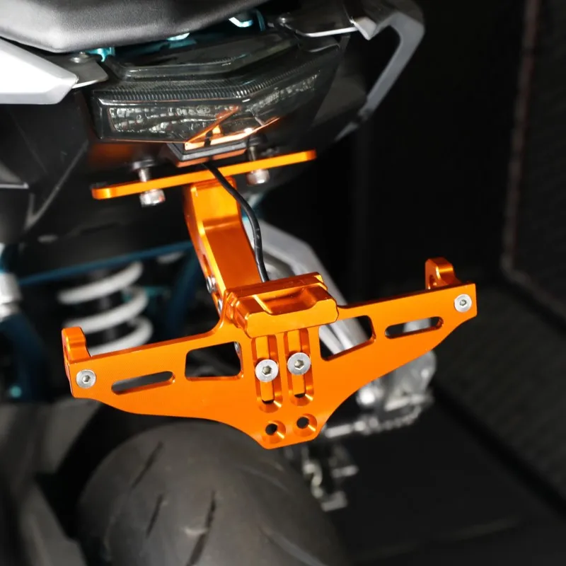 FOR Kawasaki ZX12R 2000 2001 2002 2003 2004 2005 2006 Rear License Plate Holder Bracket with Light Tail Tidy Fender Eliminator