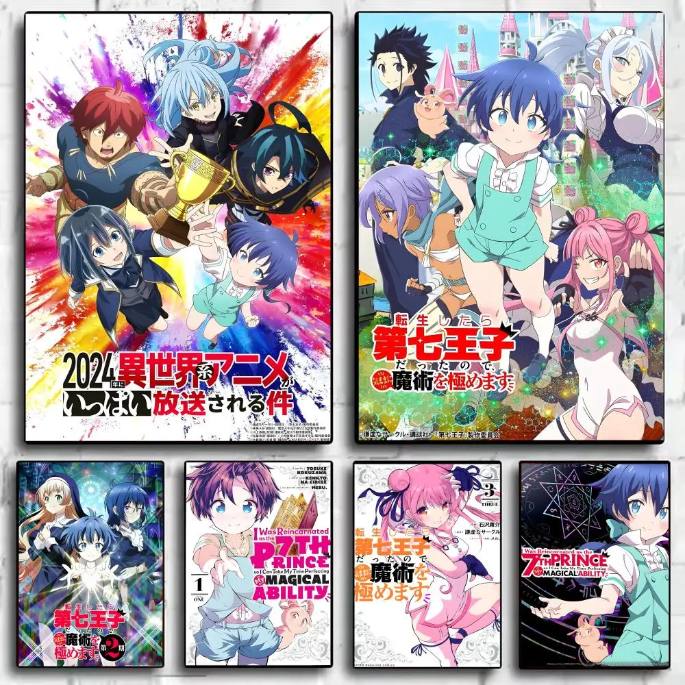 

I Was Reincarnated as the 7th p-Prince Poster HD Art Sticky Wall Waterproof Home Living Room Bedroom Bar Aesthetic Decoration