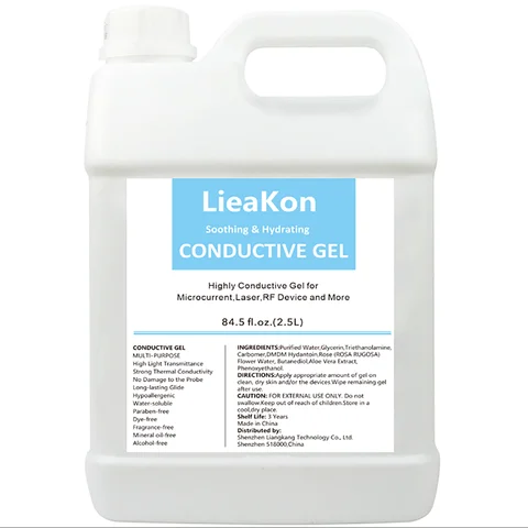 2.5L Gel Conductor Radiofrecuencia y Cavitacion Clear Contact Gel for Ultrasound Beauty Face and Body Skin Care