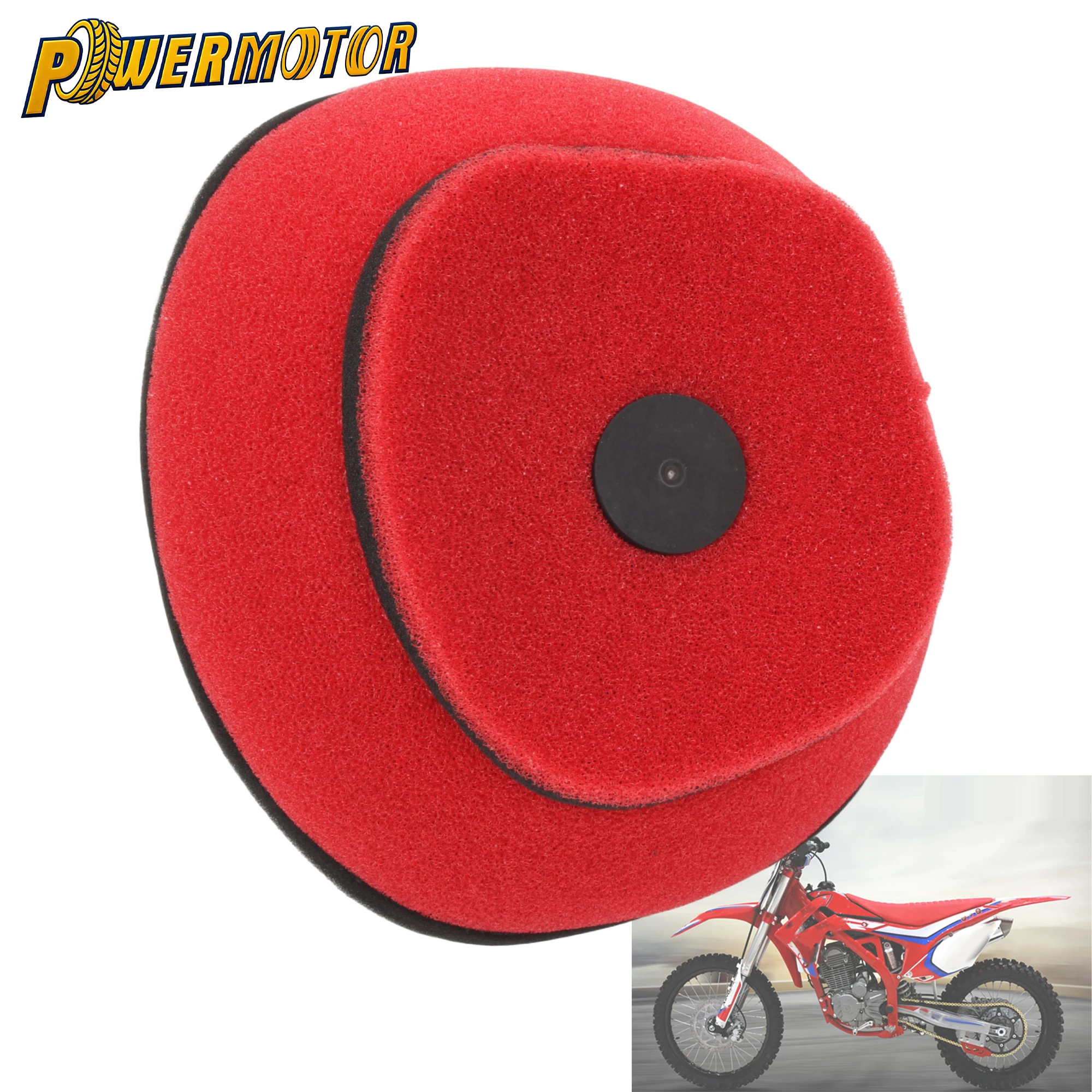 

Motorcycle Air Filter For BOSUER Pole Dancer Jidao G6 Titan M6 G6 Dirt Bike Dual Layer Foam Strainer Empty Cleaner Accessories