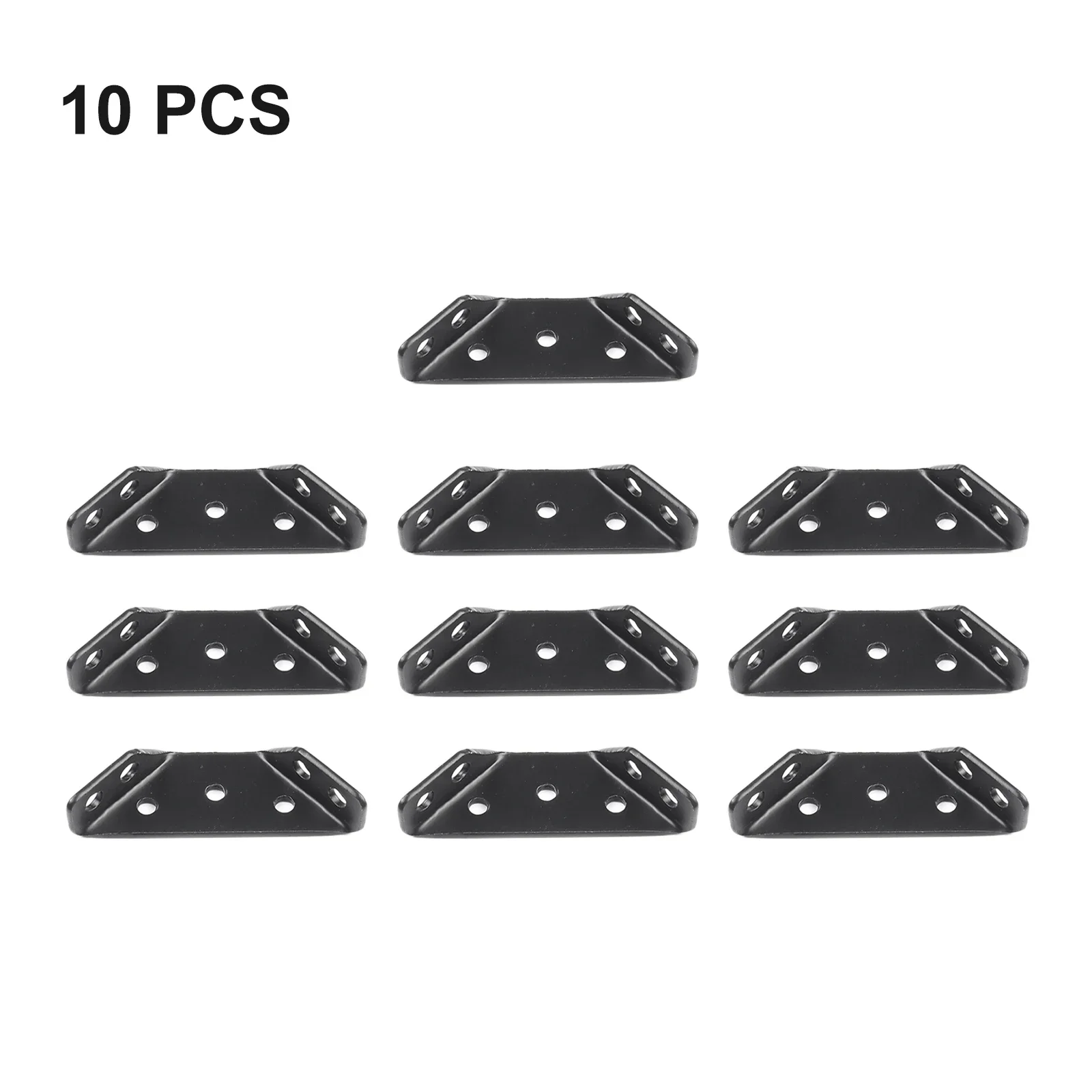 Furniture Frame Corner Connector Brackets with Triangular Shape Providing Stable Support for Bookcases Kitchens and Cabinets