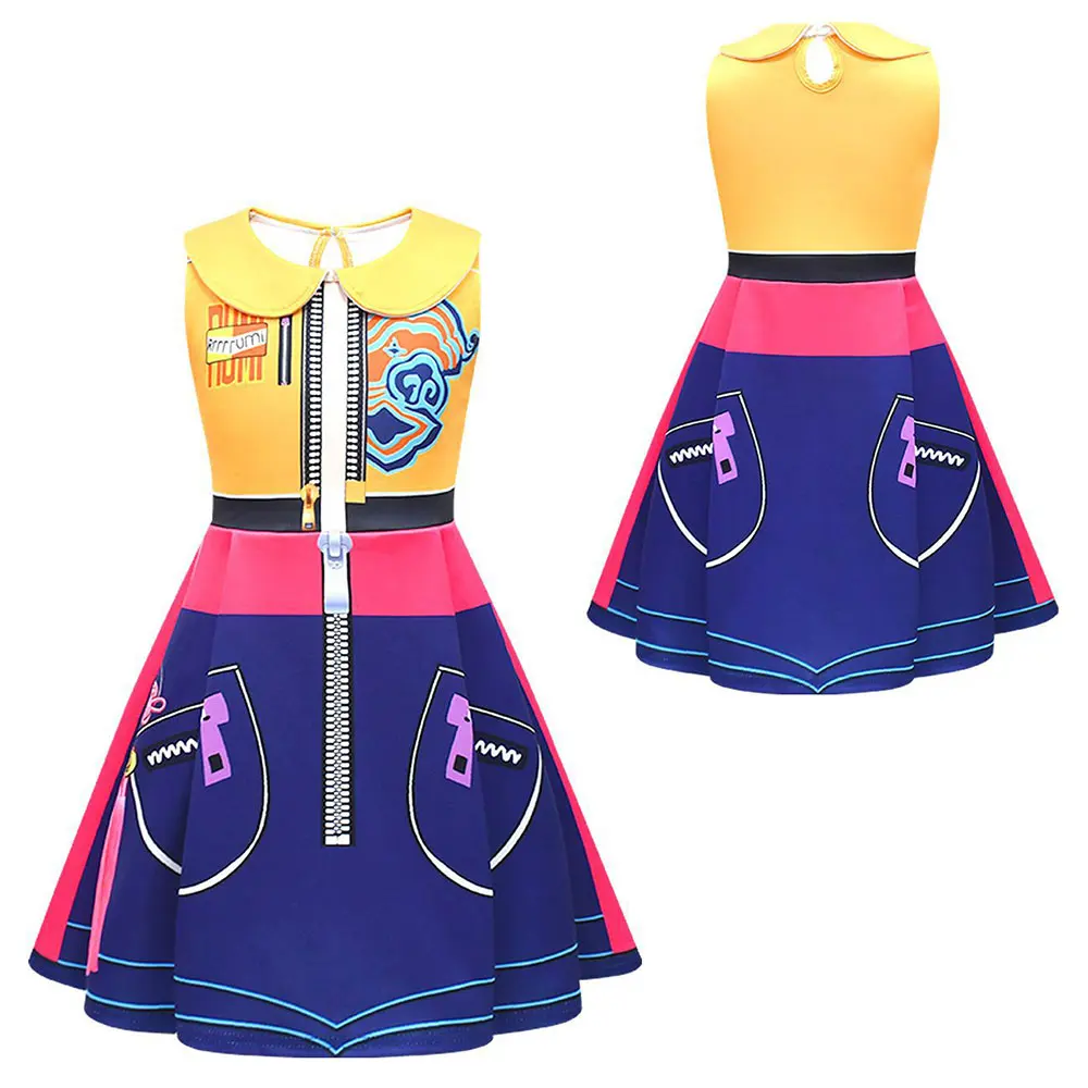 Kpop Охотники на демонов Охотница Девушка Группа Ролевая игра Руми Платье без рукавов Костюмы для детей-подростков Повседневная одежда на Хэллоуин