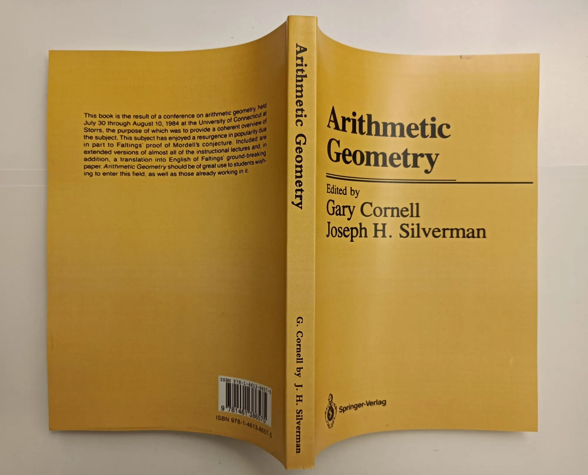 

Arithmetic Geometry By G. Cornell