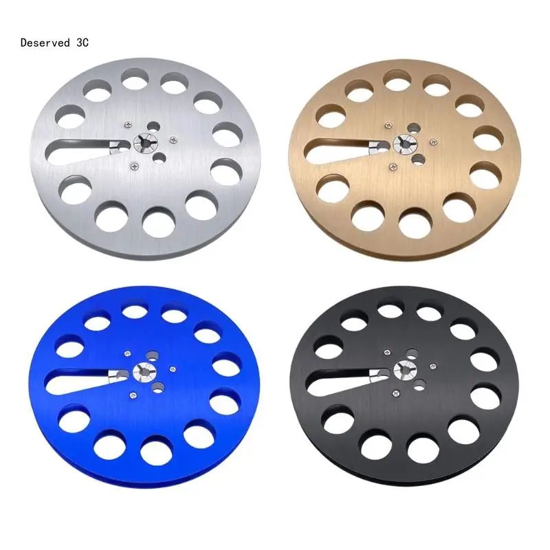 

7" Tape Reel Durable Aluminum Empty Spool Tri-Hole Tape