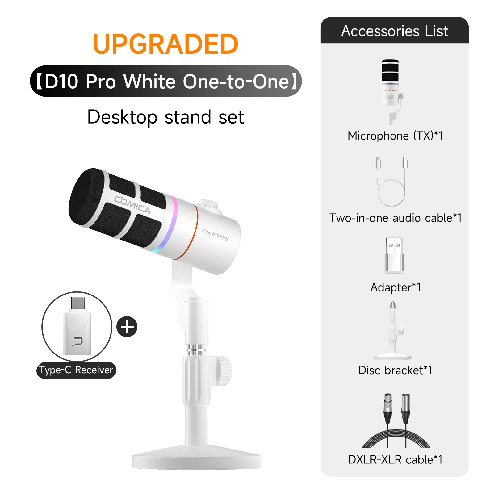 PRO WHITE and XLR