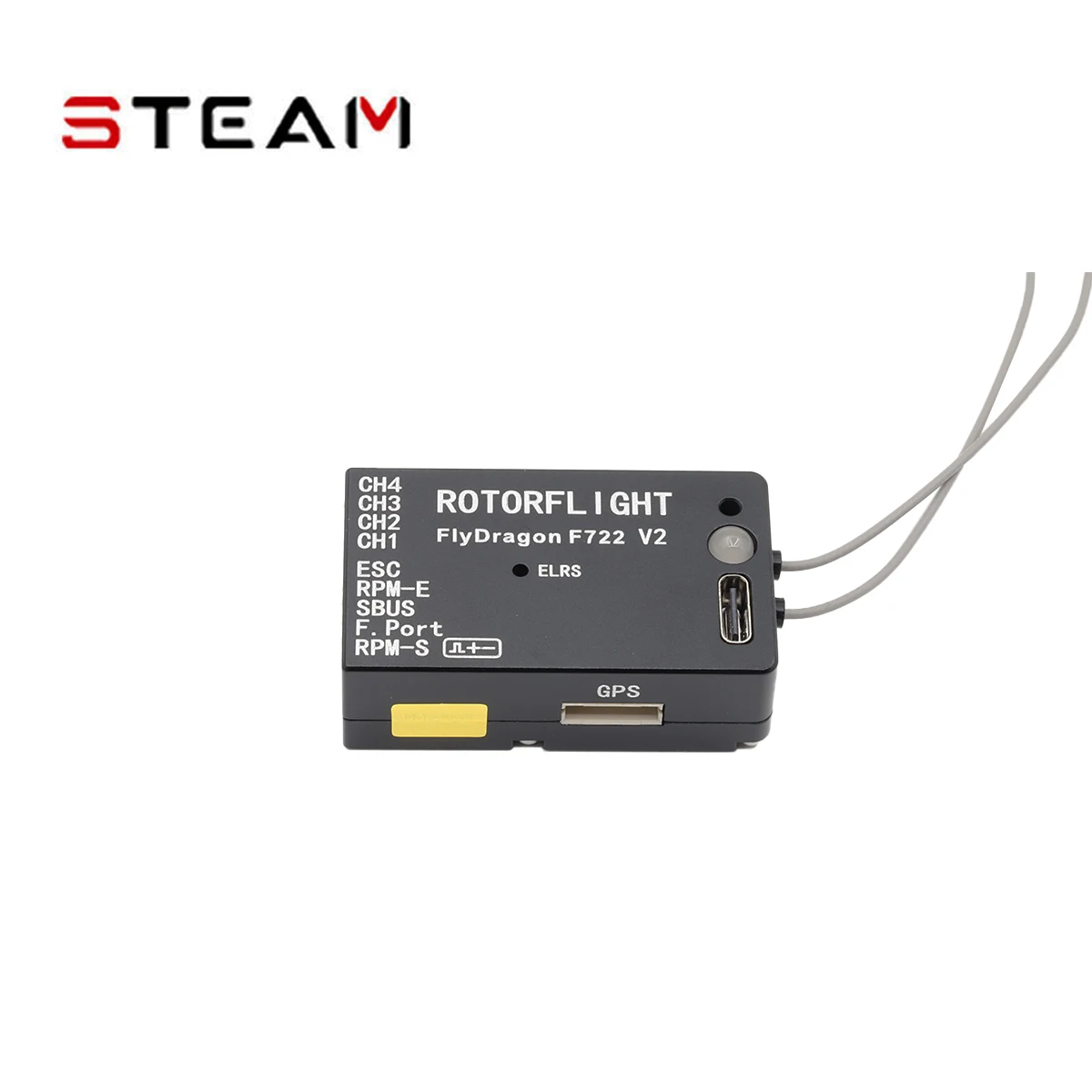 

Steam Rotorflight RFt metal GYRO gyroscope / model helicopter gyroscope /inside ELRS dual antenna receiver 2.4G (serial port 1)