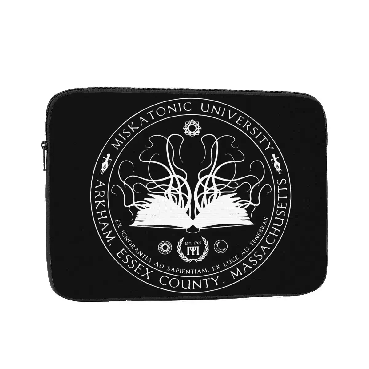 Laptop Liner Sleeve Miskatonic Lovecraft Arkham Notebook Sleeve Cover Bag Miskatonic Sigil Call Of Cthulhu Shockproof Case